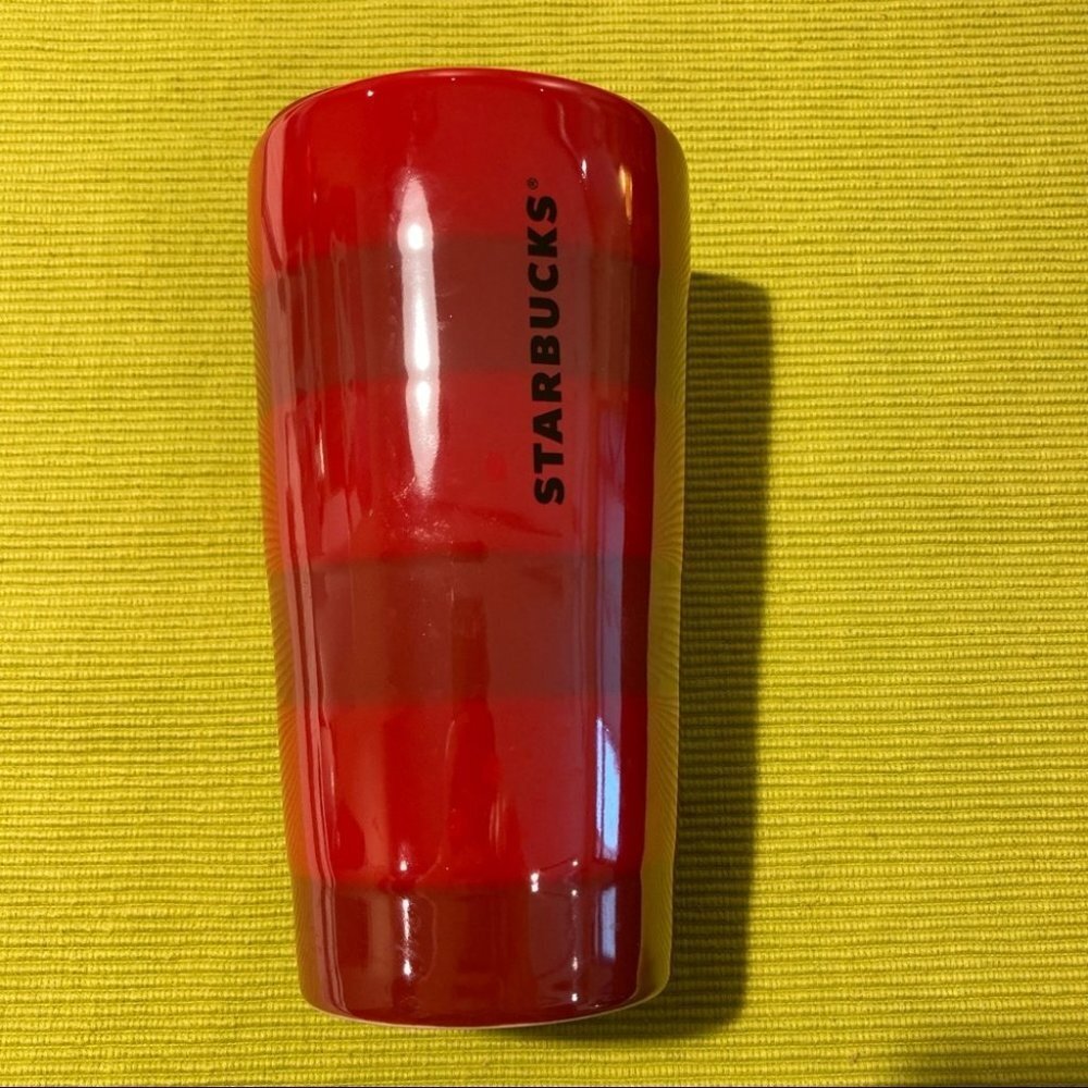 STARBUCKS  2021 Holidays Ceramic Tumbler To Go Cup Never Used